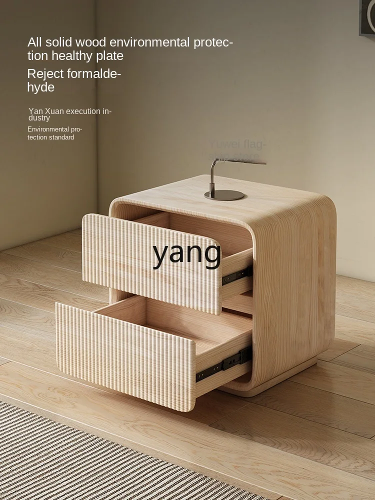 CXX Home Bedroom Small Storage Shelves Solid Wood Simplicity Modern Children's Light Luxury High-Grade Master Bedroom