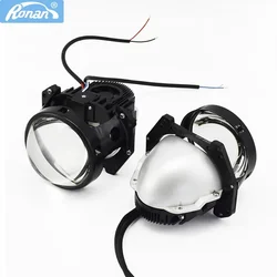 Ronan-faros delanteros Led para coche, faros delanteros universales de Color blanco, 3,0 Bi, 3R, G5, 90W, D19T, 6000LUX