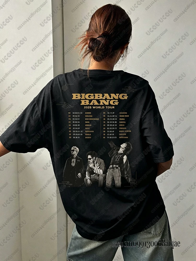 26-27 BIGBANG T-shirts+Pajamas Pants Suits For Women Men Oversized Sets Couple Homewear Matching Y2K Fans' Peripheral Gifts