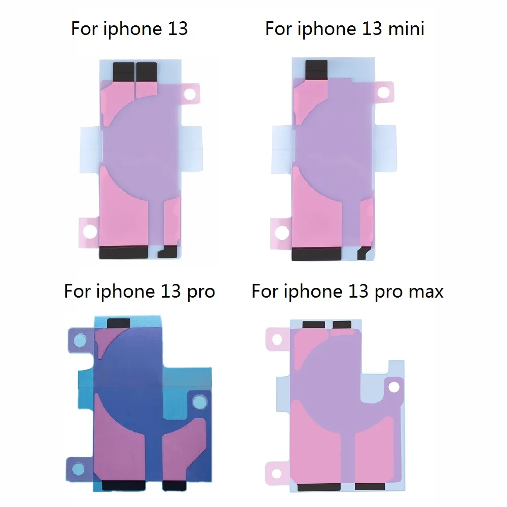 

2 шт./лот для iPhone 13 pro max 13 мини аккумулятор клейкая лента наклейки