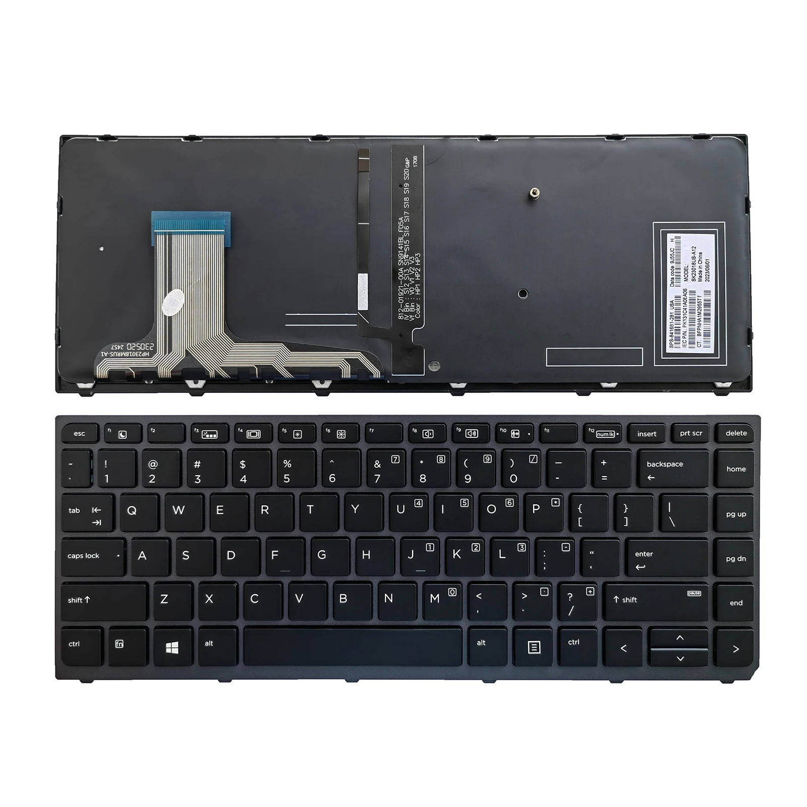 

New For HP ZBook Studio G3 Mobile laptop Keyboard backlit US 841681-001