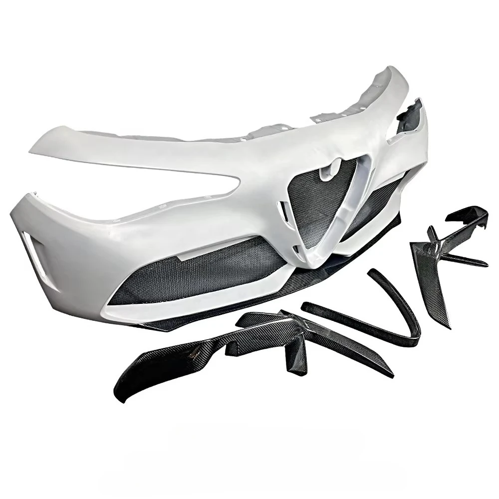 

GTAM Style Front Bumper for Alfa Romeo Giulia Carbon Fiber Body Kitcustom