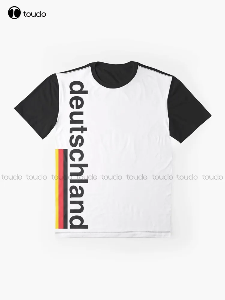 Deutschland Graphic Football Futball Pride Die Mannschaft Germany T-Shirt Custom Aldult Teen Unisex Digital Printing Tee Shirts