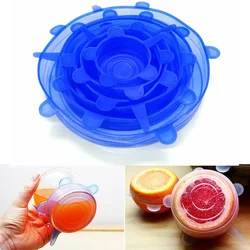 Accessories For Kitchen Accessory Fridge Refrigerator General Adjustable Elastic Silicone Caps Storage Adaptive Dishes Food Home