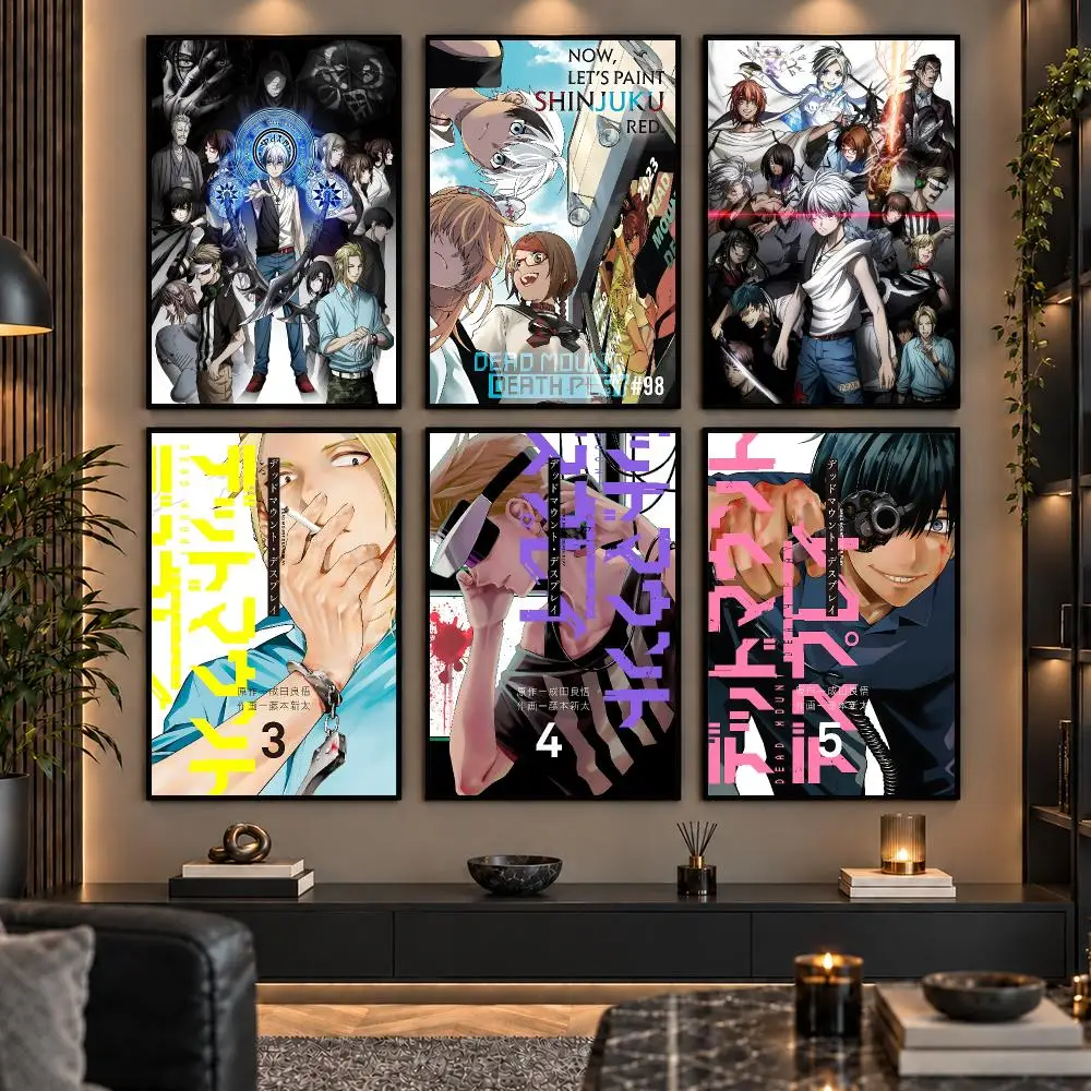 Fantasy Anime D-Dead Mount Death P-Play Painting Calligraphy Canvas Poster Wall Art Prints for Living Room Bedroom Home Decor