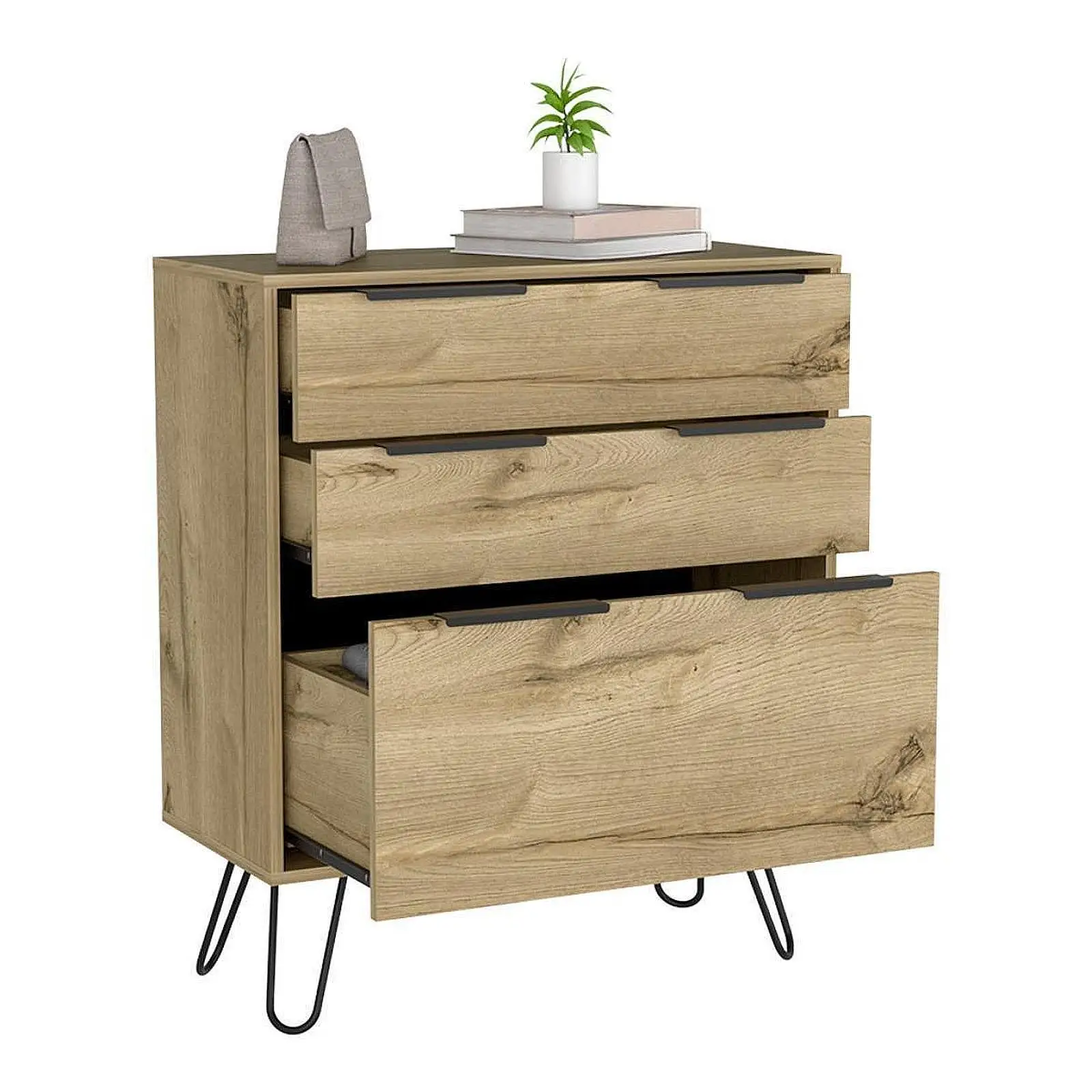 

Drawer Dresser Hartly, Bedroom, Light Oak