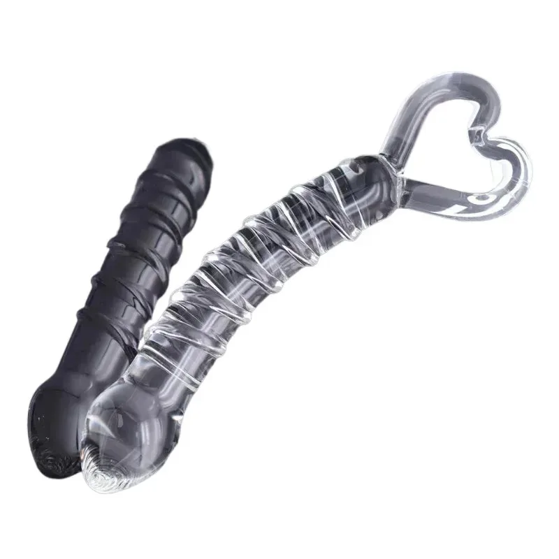 Male Butt Plug Anal Sex Toy Adult Toy Sex Shop Crystal Glass Magic Wand Dildo Glass Penis Female Masturbator Anus Dilator Wand