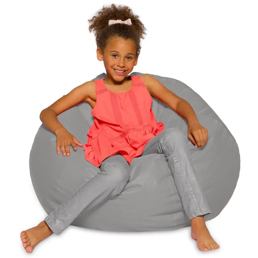 Beanbags Big Comfy Bean Bag Chair Posh Large Beanbag Chairs with Removable Cover for Kids, Teens and Adults Polyester Cloth Puf