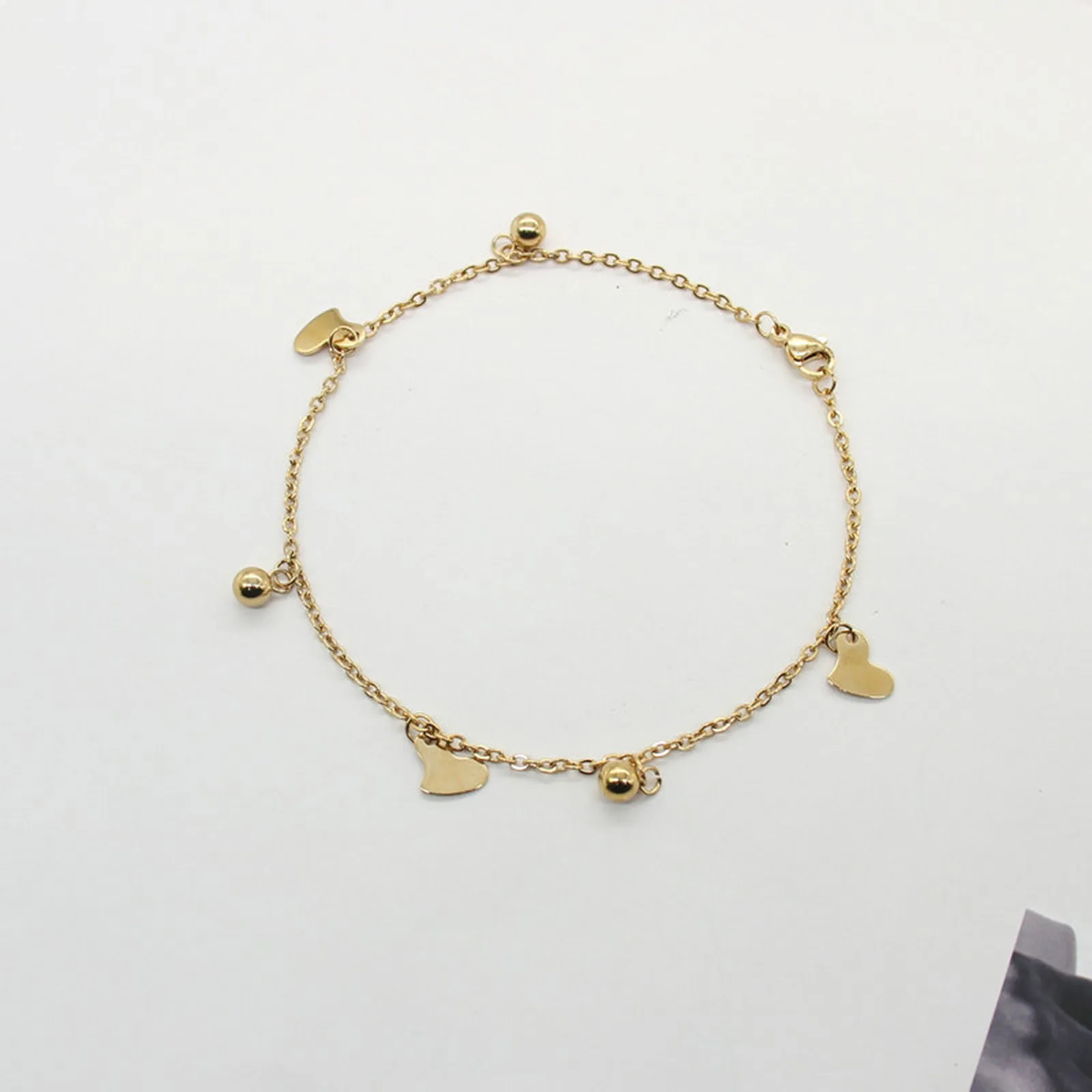 1PC Stainless Steel Star Heart Butterfly Anklet Gold Color Pendants Chain Anklet For Women Summer Beach Foot Show Sandal Jewelry
