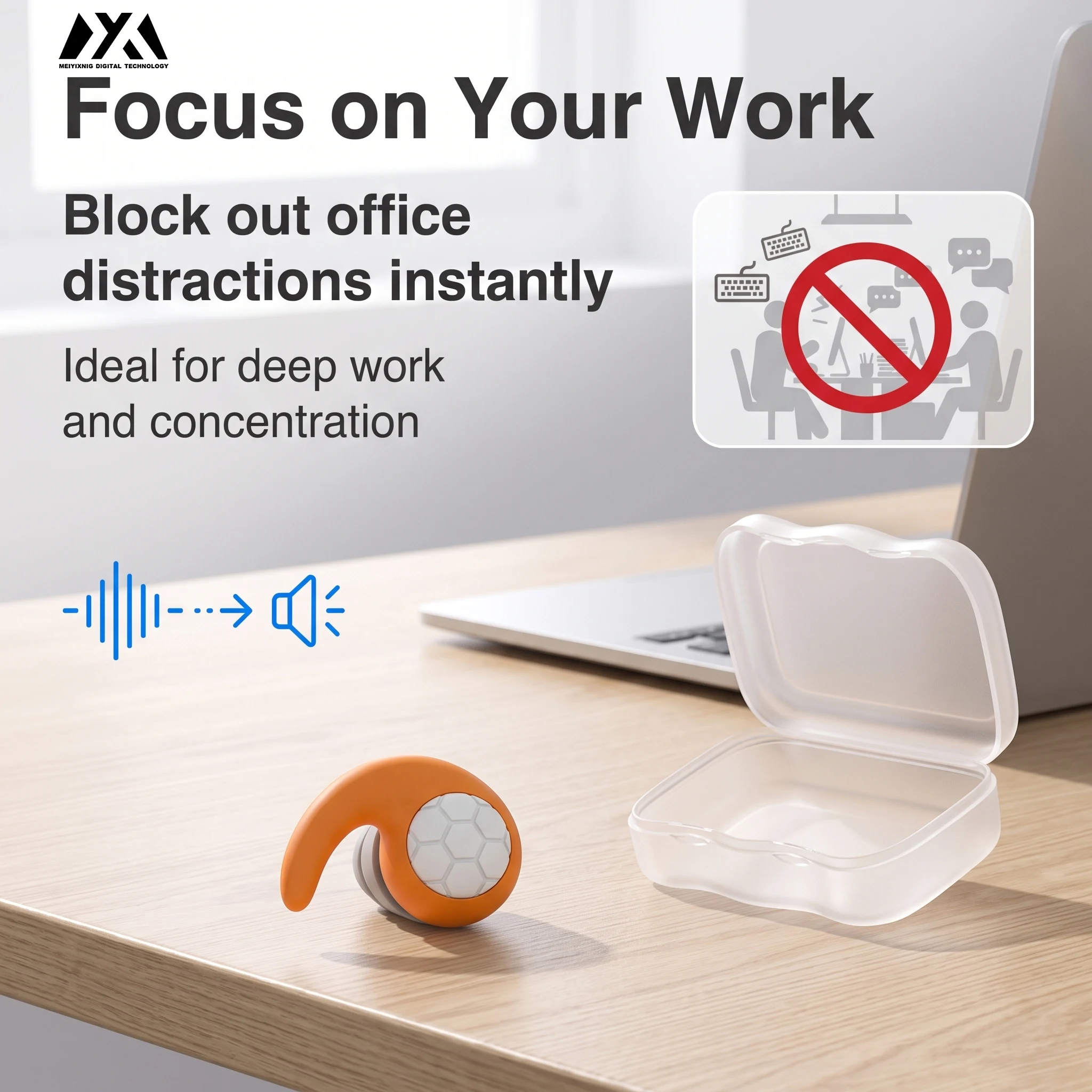 Soft Silicone Earplugs, Waterproof Noise Reduction Ear Plugs, Comfortable Reusable Earplugs for Sleeping, Swimming, Snoring