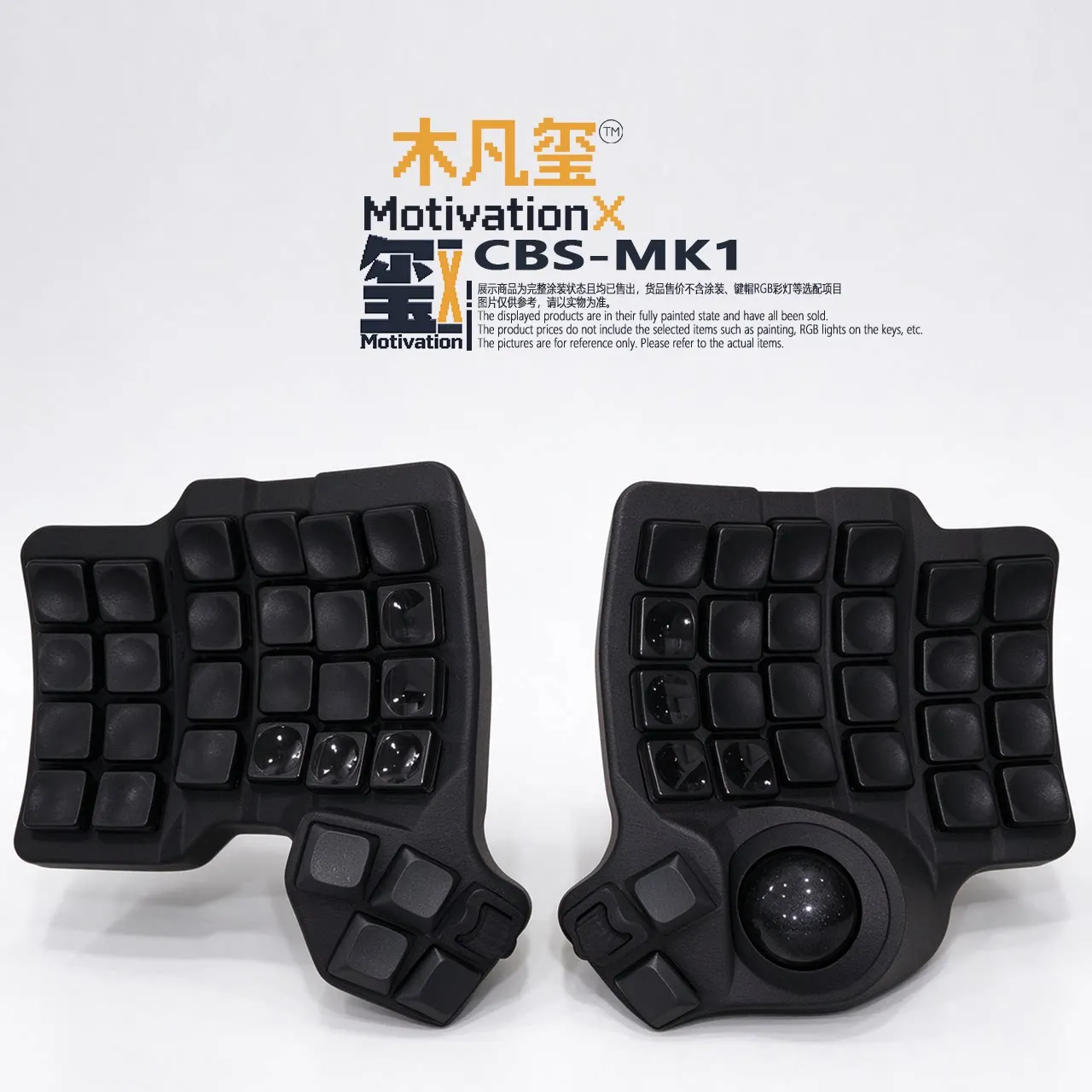 NEW Charybdis-Mk1 Low Profile Split Keyboard Trackball With Encoder Bluetooth Wireless Zmk Ergonomics Choc/mx Split Keyboard