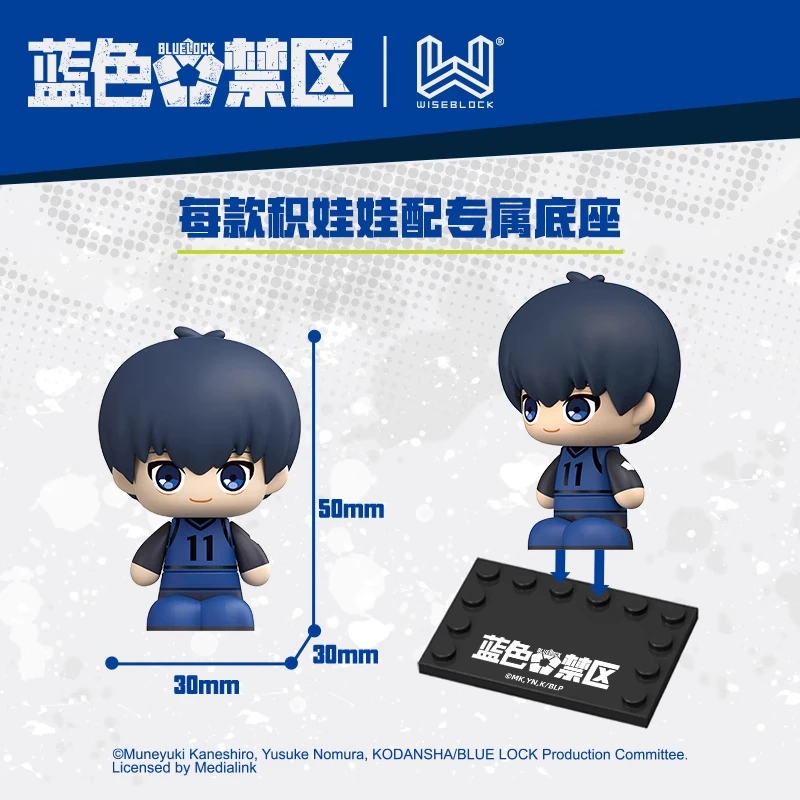 Auldey Original Series Blue Lock ตุ๊กตากล่องตาบอด- Seiichi Kiyoshi และ Shiro Nagi อะนิเมะเดสก์ท็อปตกแต่งเครื่องประดับของเล่น