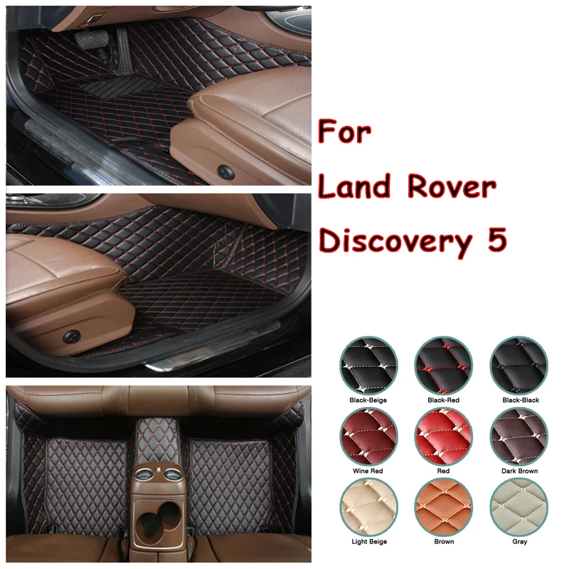 

Custom 3D Full Coverage Car Floor Mats for Land Rover Discovery 5 5 Seat 2017-2022 Year Interior Details Accessories