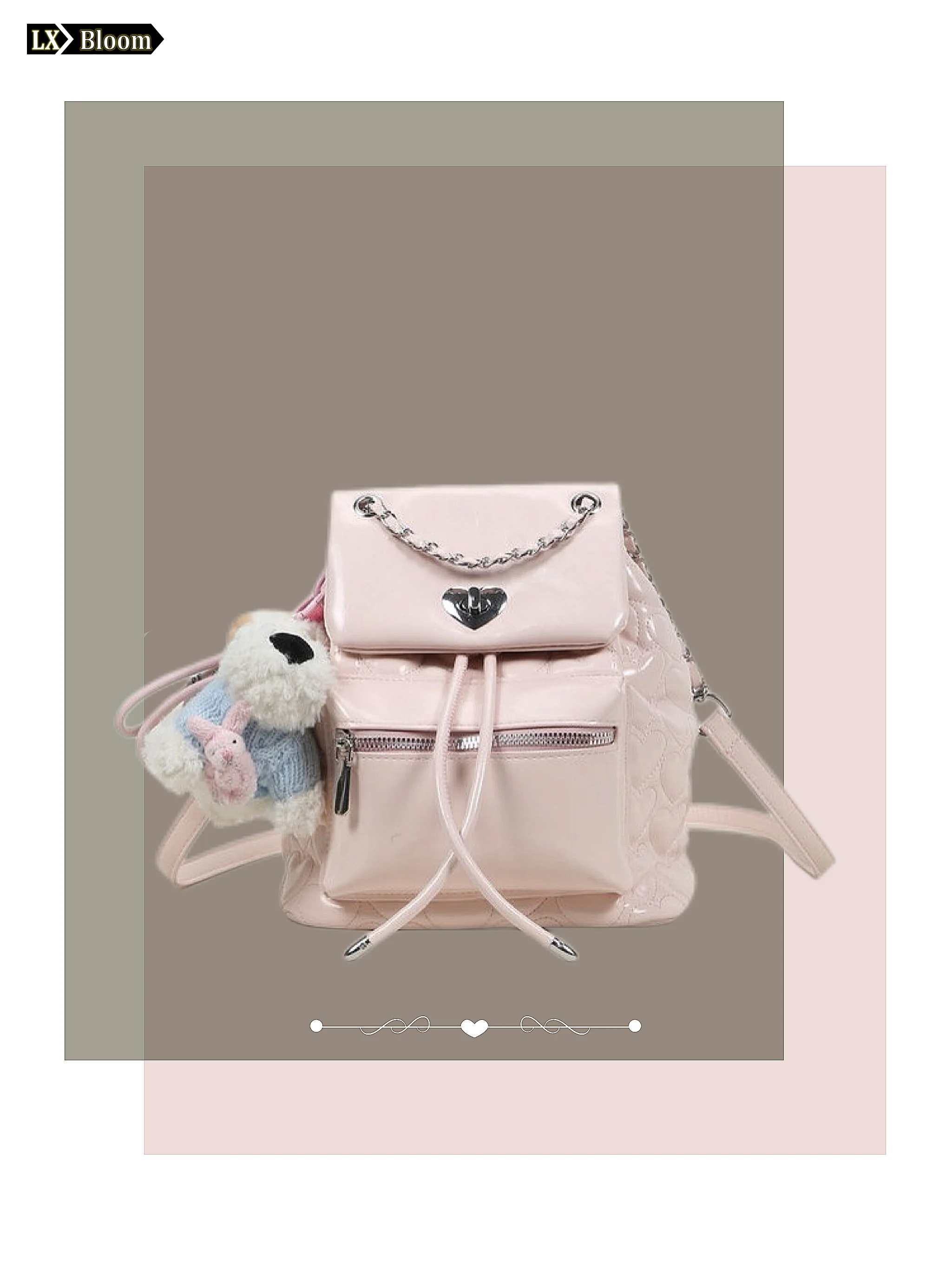 

Сводная универсальная женская сумка Lx Bloom2025 DALZ TEMP, двойная сумка на плечо, модный дизайн, повседневная простая сумка из искусственной кожи