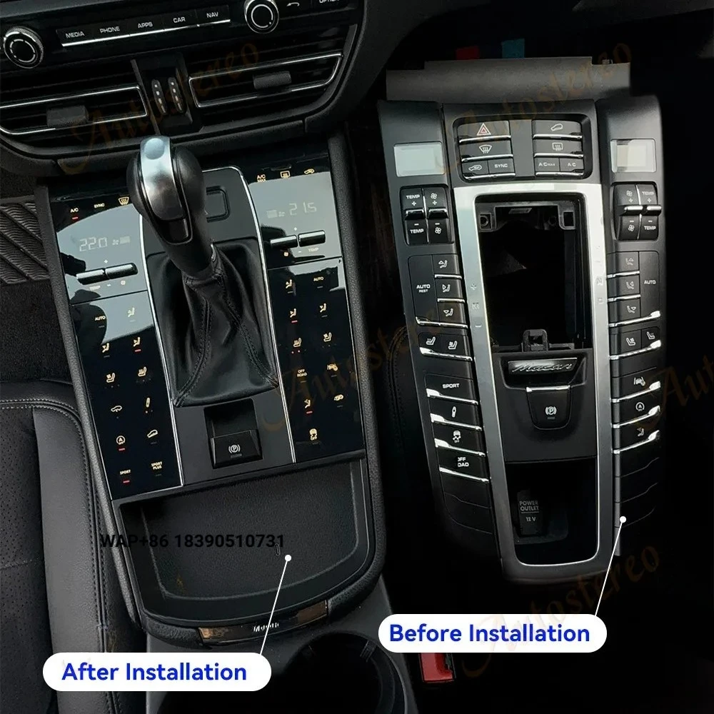 

Autostereo High Quality Console Box for Macan 2013-2021 Central Armrest Car Digital Center Console Car Interior Saddle