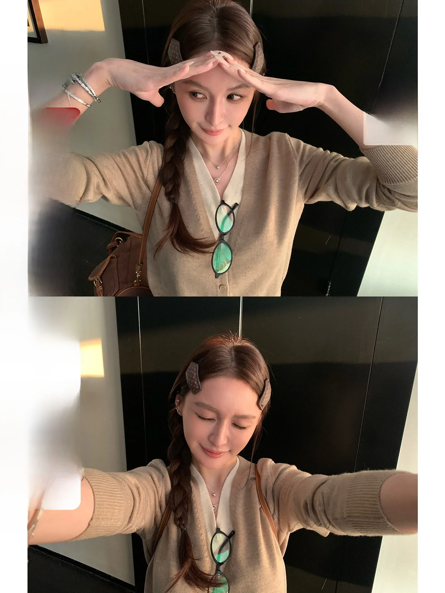 

Женский свитер Skk Store в корейском стиле, из шелково-шерстяной смеси, с 4-игольной горизонтальной вязкой, мягкий, повседневный, имитация двухслойности, осенний топ