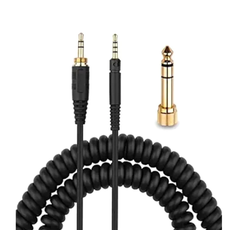 Replace Your Lost Damaged Cable Reliable Design Better Sound Extension 3.5mm Headset Cable for M40X M50X M60X Headphone