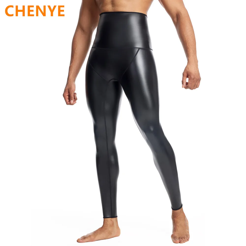 Новые черные кожаные брюки с высокой талией, формирователь талии, формирователь талии, контрольные трусики, компрессионное нижнее белье, брюки для фитнеса