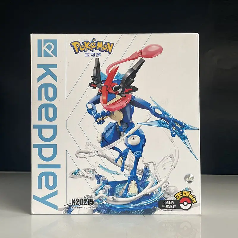 Keeppley Pokémon Bouwstenen Greninja Charizard Anime Cartoon Assembleren Model Speelgoed Collectie Decoratie Verjaardagscadeaus