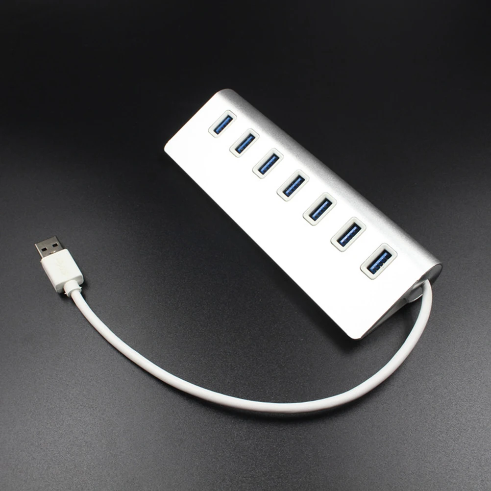 

USB Hub Multi Adapter 3 0 Powered Several Ports Expander Compact Data Portable 7 High