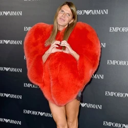 Stylish 3D Red Love Heart Shaped Cape Faux Fox Fur Thick Warm Celebrity Women Long Hairy Shaggy Coat Jacket Outerwear Winter Top