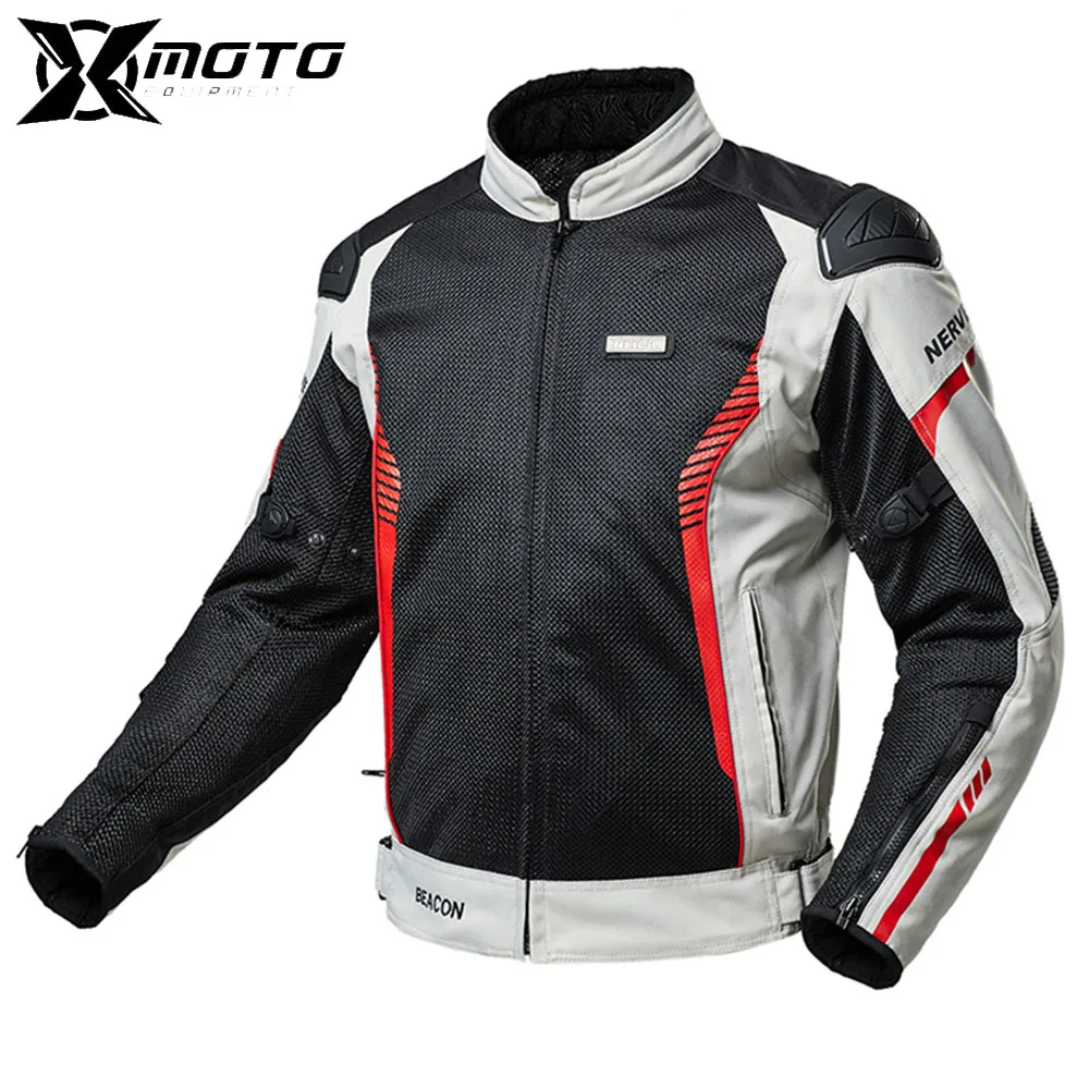 

Motorcycle Mesh Jacket Fall Prevention Racing Suit Be DurableCycling Clothes For Men Breathable Knight Clothing Summertime