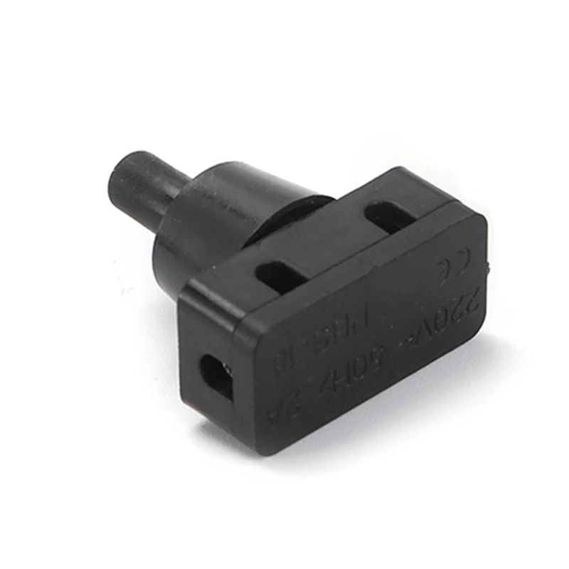 Mini Power Switches ON/OFF Push Button for Home Lamps Industrial Field AC250V 10A 2 Pins Latching Pressure