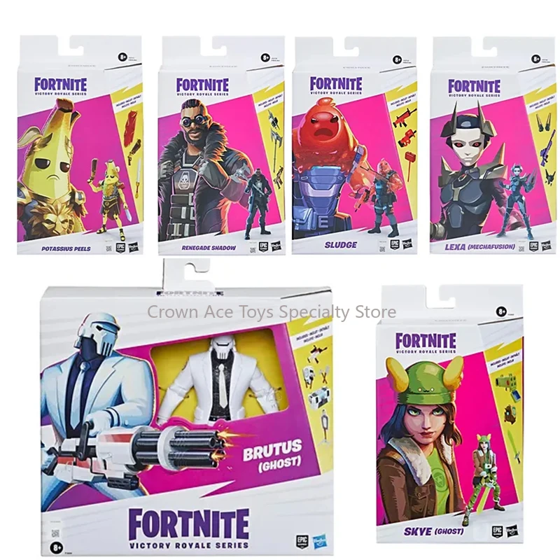 

Hasbro Fortnite Wave 4 General Boxed Potassius Peels Renegade Shadow Sludge Lexa Mechafusion Brutus Skye Ghost Trendy Toys Gifts