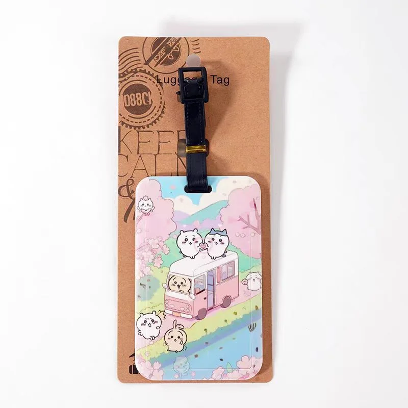 Chiikawa Luggage Tag Fashion Portable Travel Accessories Cartoon Suitcase ID Address Holder Baggage Label for Men Women Gifts - Image 4