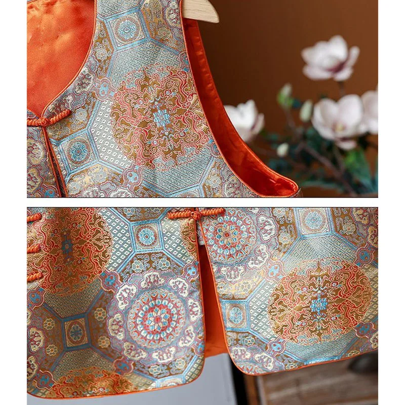 Retro Lady Large Size 5XL Vest Top 2025 Femme Fashion Jacquard Waistcoat Coat Spring Autumn Women Leisure New Sleeveless Jacket