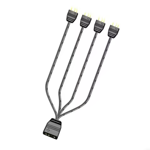 ARGB 5V 3Pin Extension Cable Adapter 33cm LED Lighting for PC Strip Sync- Cable