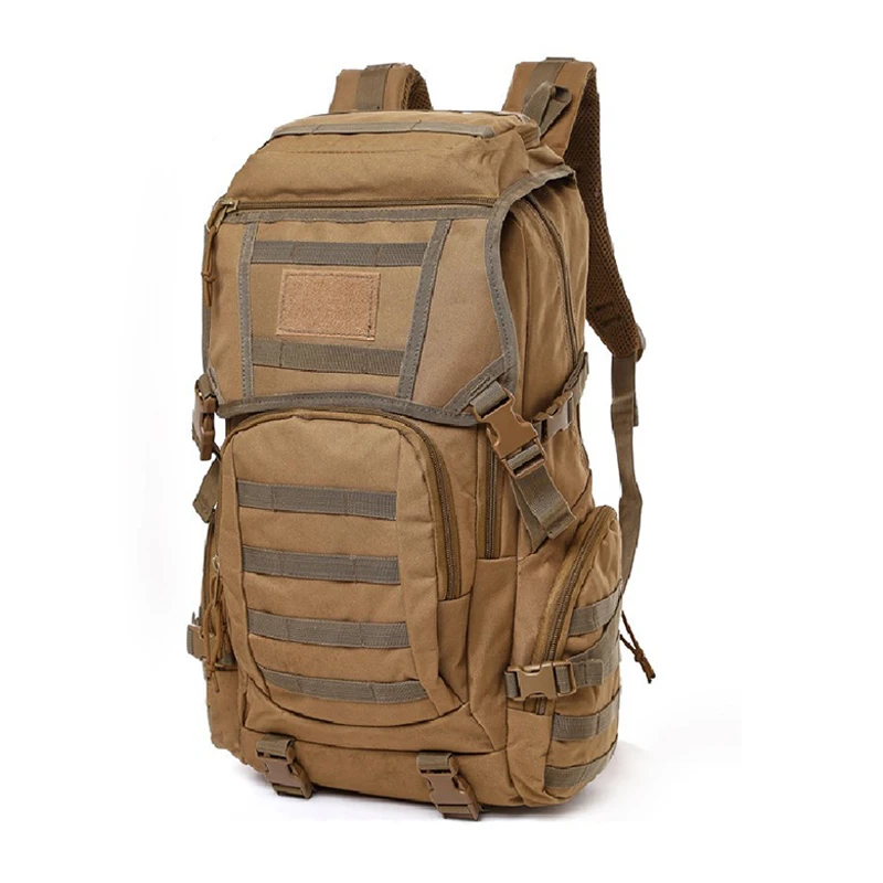 Mochila táctica militar para acampar, senderismo, mochila del ejército, bolsa impermeable para deportes al aire libre, pesca, caza, escalada, 40L