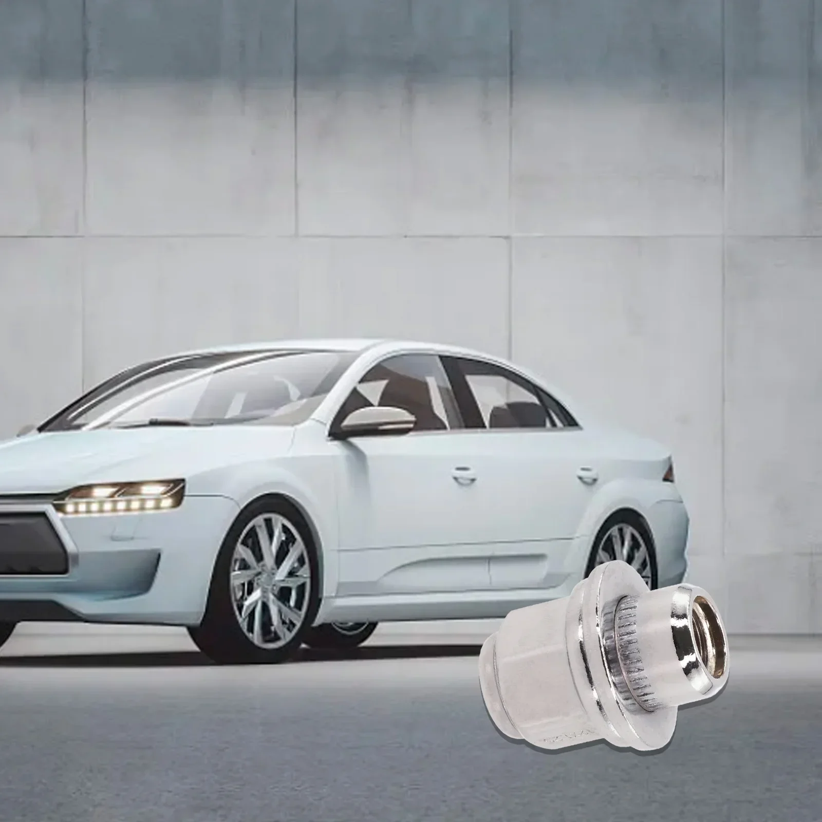 

Для Nissan Murano 40224 JK00A колесная гайка, цвет автомобиля, серебристый, прочный и высокопрочный, высококачественные материалы