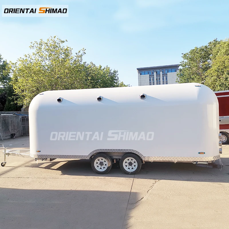 Mobile Food Cart & Catering Trailer for Candy & Chips Rust Resistant Customizable Size
