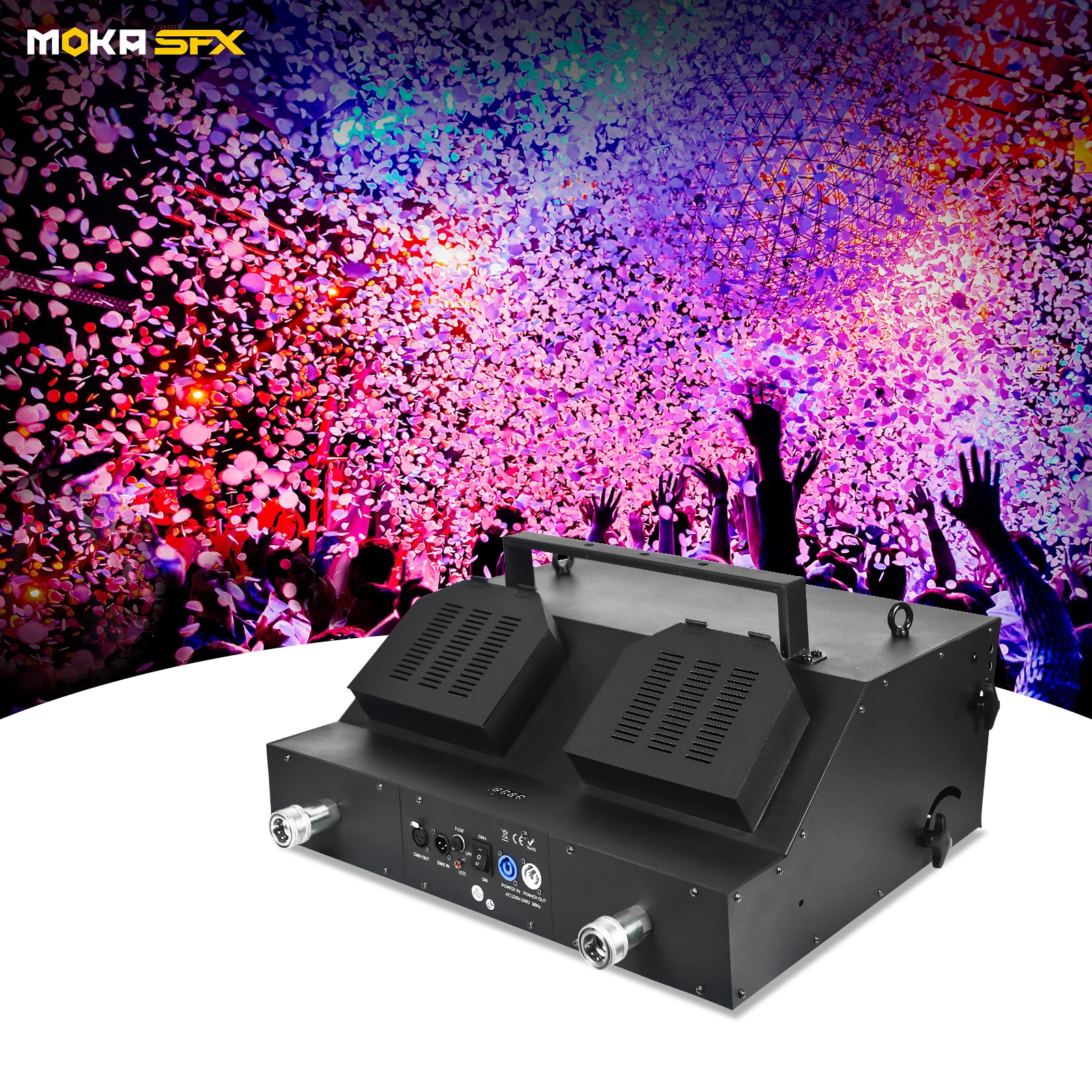 

MOKA SFX MK-C32 10-12m Co2 Jet Confetti Cannon Machine For Stage Dj Nightclub Event