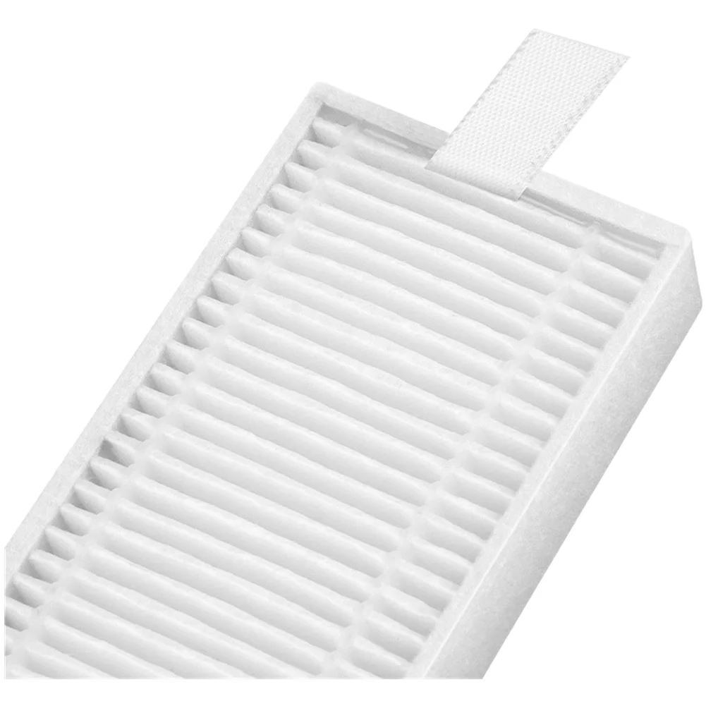 Carbon Infused H13 HEPA Filter for washable for Ecovacs X8 X8PRO Robot Vacuum Cleaner 3.9x1x8.4cm White or Black