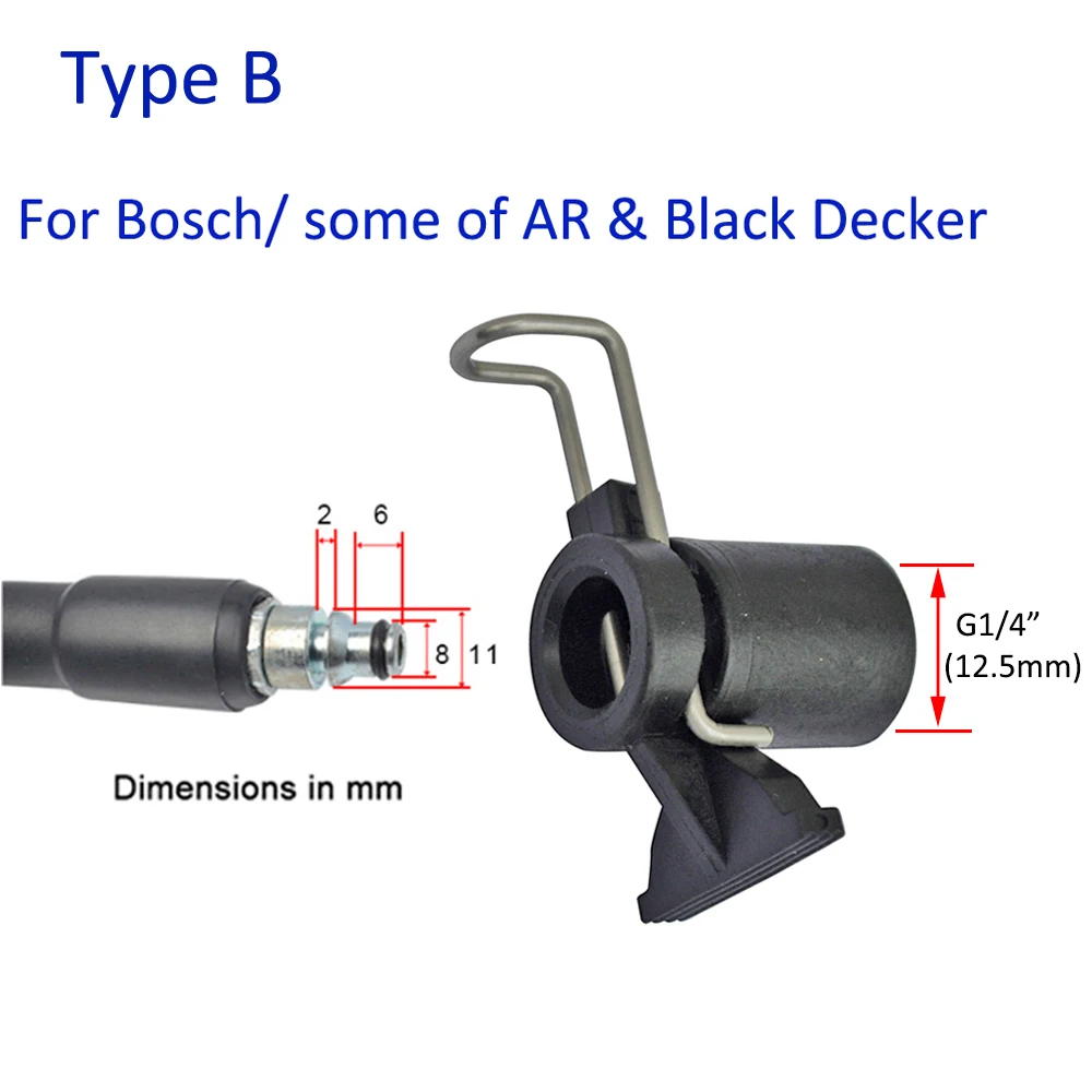 Pressure Washer Hose Connector Converter for Karcher Bosche AR Black Decker Patriot Dawoo Nilfisk STIHL Water Cleaning Hose