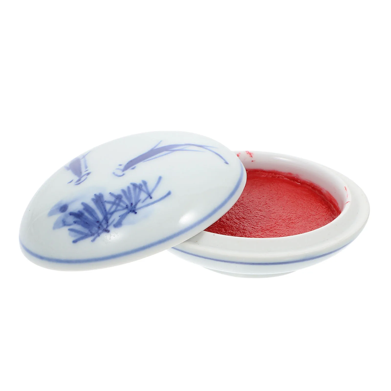 1 قطعة لوحة الحبر الأحمر لطلاء الخط Diy بها بنفسك الحرفية قسط قابل للغسل متعددة الأغراض صندوق سيراميك Inkpad مدرسة مكتب الفن ختم استخدام