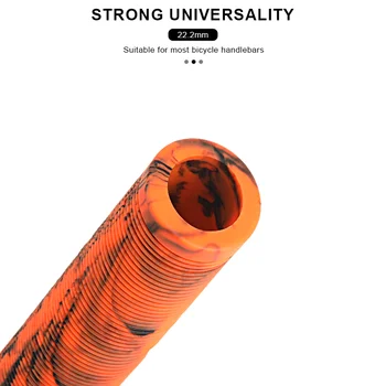 橡膠自行車把套加長柔軟防滑登山車把套,適用於22.2mm滑板車BMX登山車把 10 最佳銷售 抓地力強的登山車 - №2
