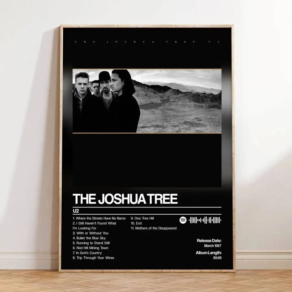 طباعة ملصق شجرة جوشوا U2 عالية الدقة، مناسبة للمنزل، ديكور غرفة المعيشة، البار، لوحة معلقة للمقهى