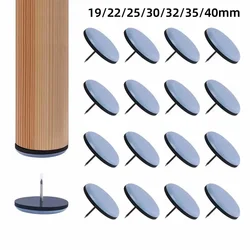 16/19/22/25/32/38mm Table Chair Foot Sliders Round Furniture Legs Pads With Screw Cabinet Sofa Glides Floor Protectors Sliders