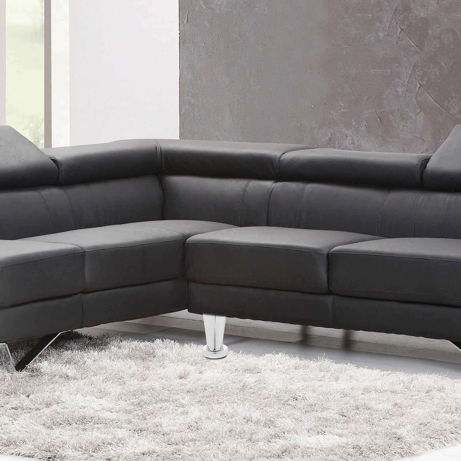 

4Pcs Metal Furniture Legs Heavy Duty Sofa Couch Replacement Chrome Dresser Table Cabinet Bench Feet Furniture Legs Feet