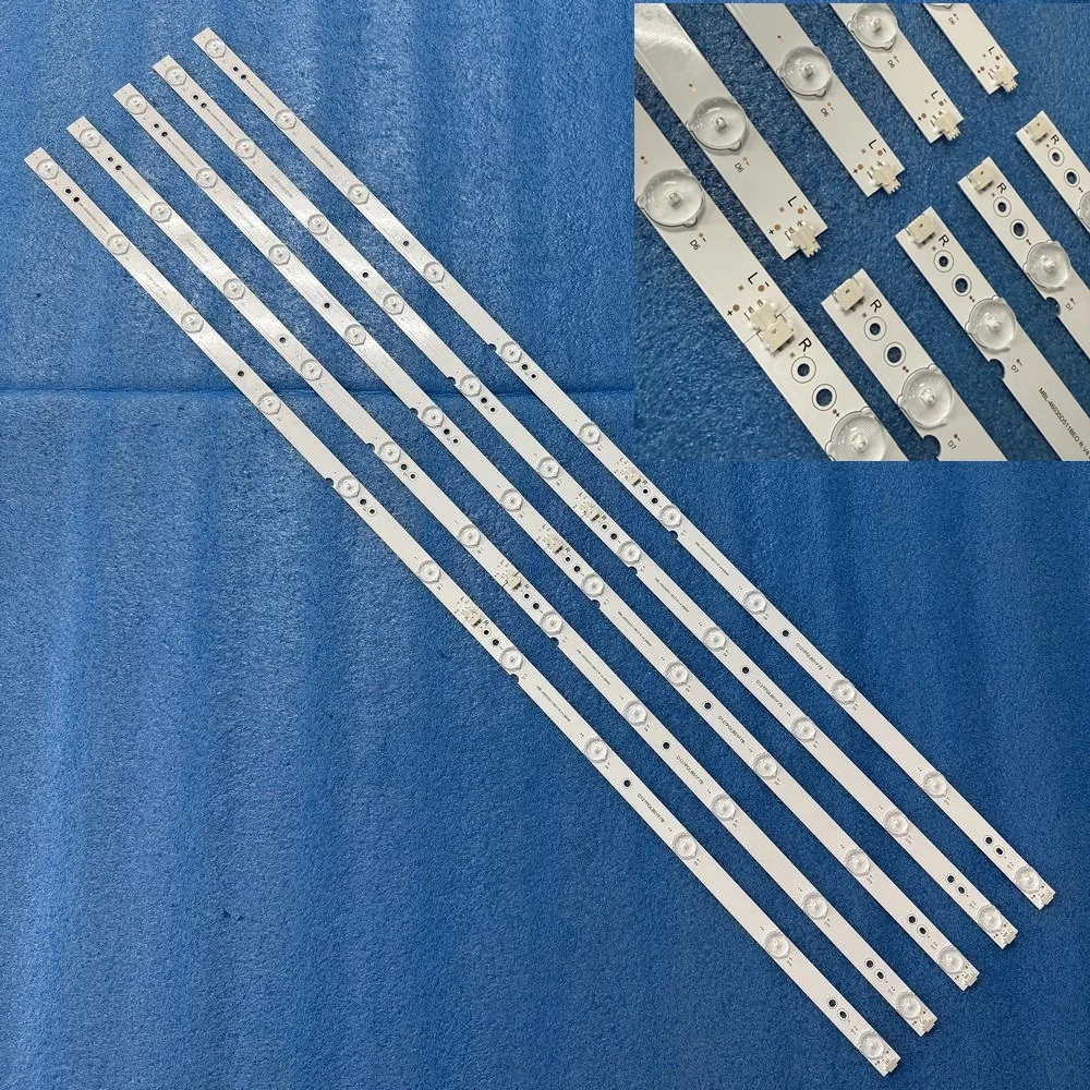 Full LED Backlight strips For Quasar LE46D5QFM BJSJ46D11R-ZC14F-02 BJSJ46D11L-ZC14F-02