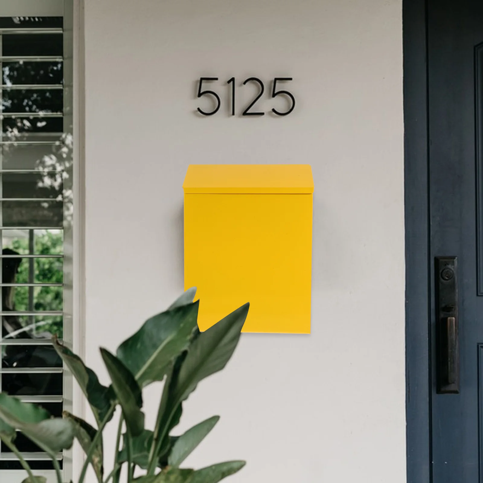 철제 우편함 장식품 1개, 제안서함으로 사용 가능, 철제 우편함, 불만 제기함 또는 제안함, 사진 소품