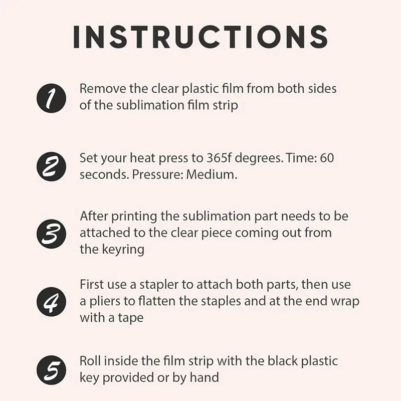 BAAJ-8 Pack Sublimation Memory Film Roll Keychain, Double Sided Sublimation Blank Camera Film Roll Canister Keychain Durable