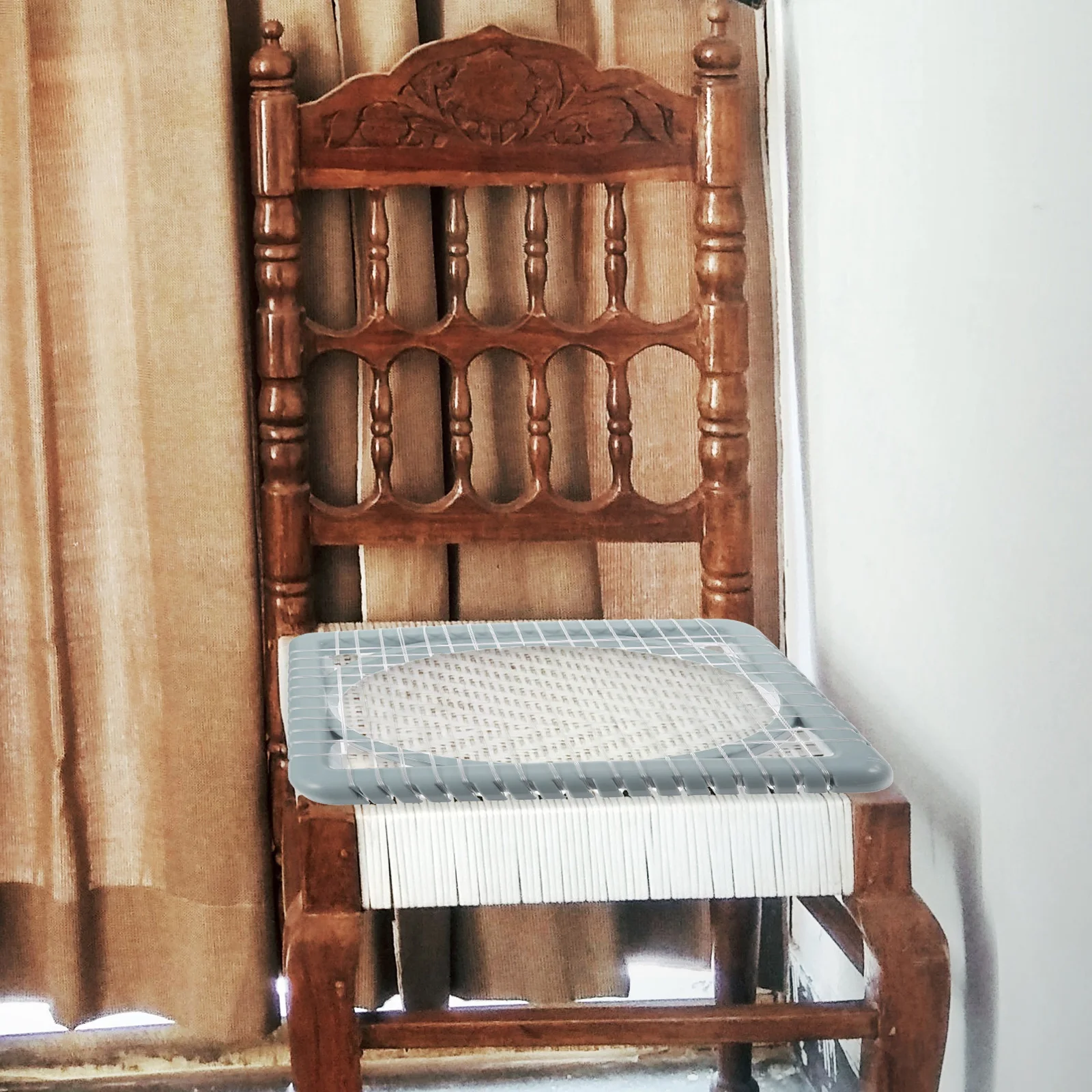 

Plastic Mesh Stool Cushion for Outdoor Chairs Breathable Sit Pad Cooling Stool Pad Green Anti Cooling Seat Cushion Slip