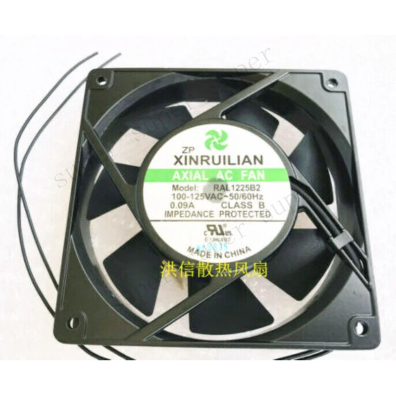 

S+ XINRUILIAN RAL1225B2 100-125VAC 50/60HZ 0.09A 12CM cooling fan