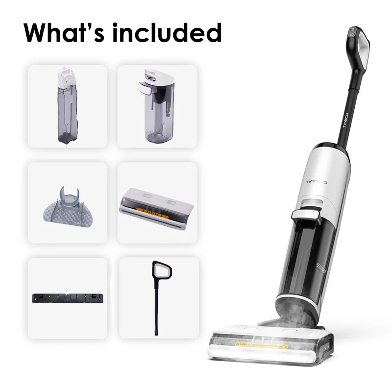 

Original Accessories For Tineco FLOOR ONE S7 Steam Wet Dry Vacuum Cleaner Water Tank Brush Roller And HEPA Filter Part