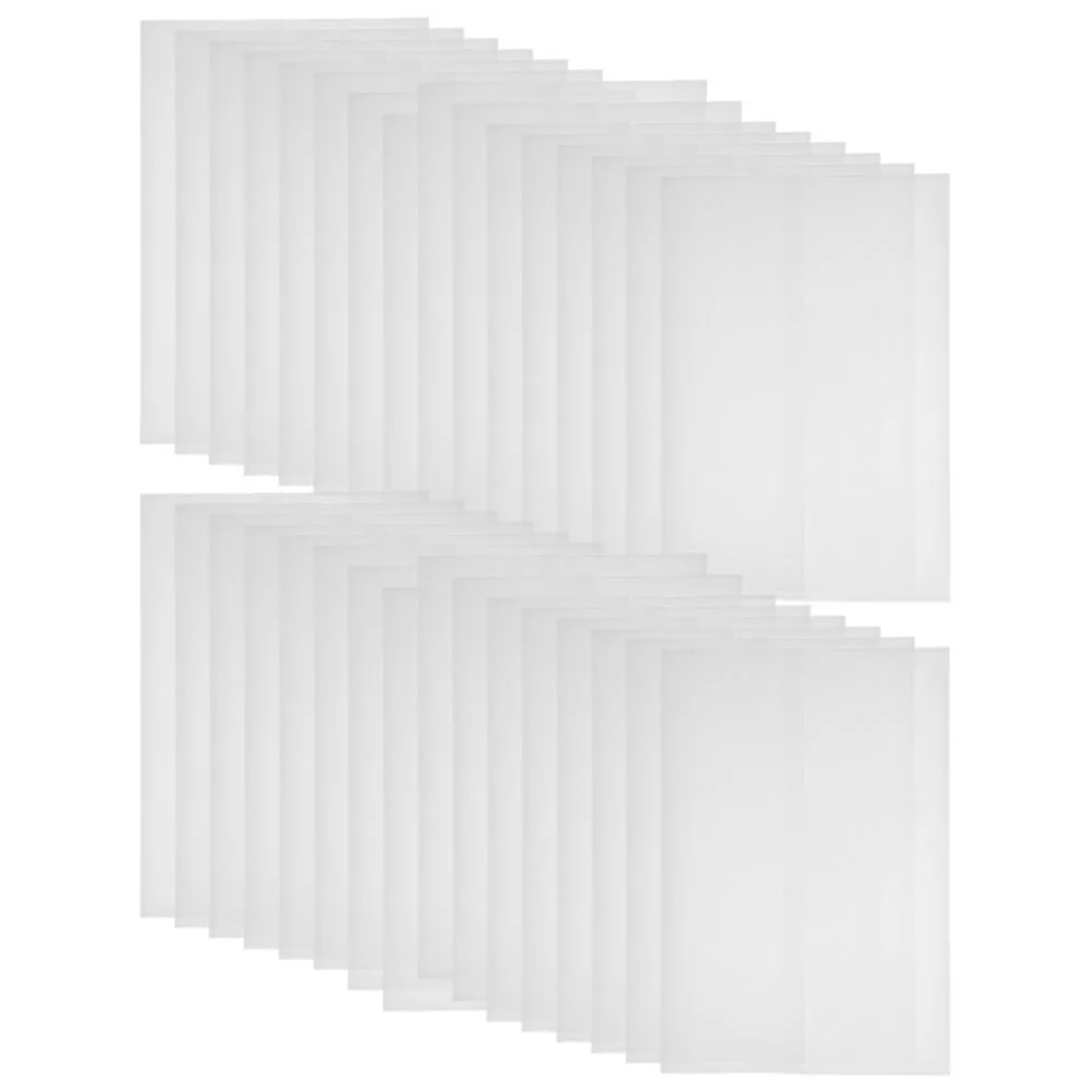 

50pcs Kraft Paper Envelopes Wedding Invitations Cards Letters Bulk Translucent Design Parchment Jackets Practical Safe Material