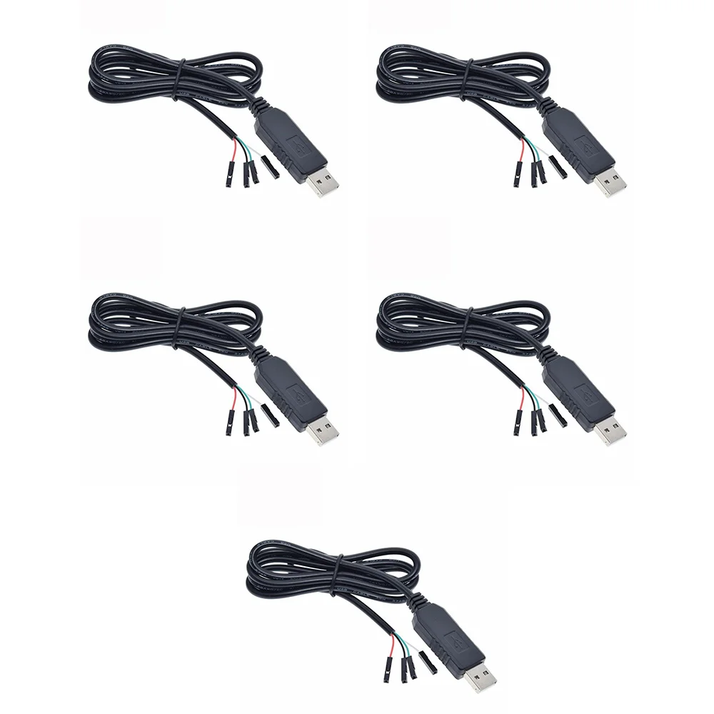 5Pcs/Lot PL2303 PL2303HX USB to UART TTL Cable Module 4P 4 Pin RS232 Converter Converter Serial Line